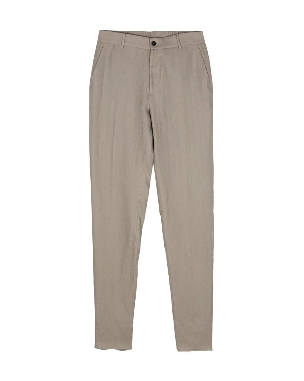 Peserico Gray Belt Loops Lounge Pants for men