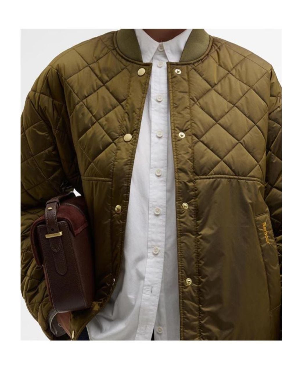 Barbour Green Long-Sleeved Casual Jacket