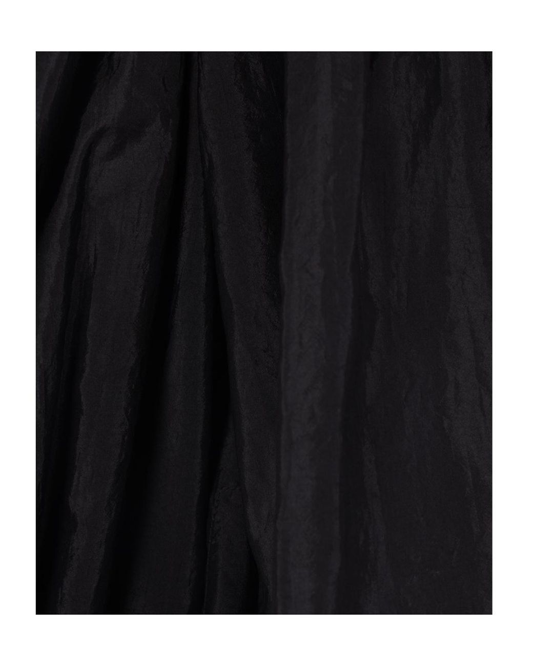 Chloé Black Chloé Gathered Ruffle Top