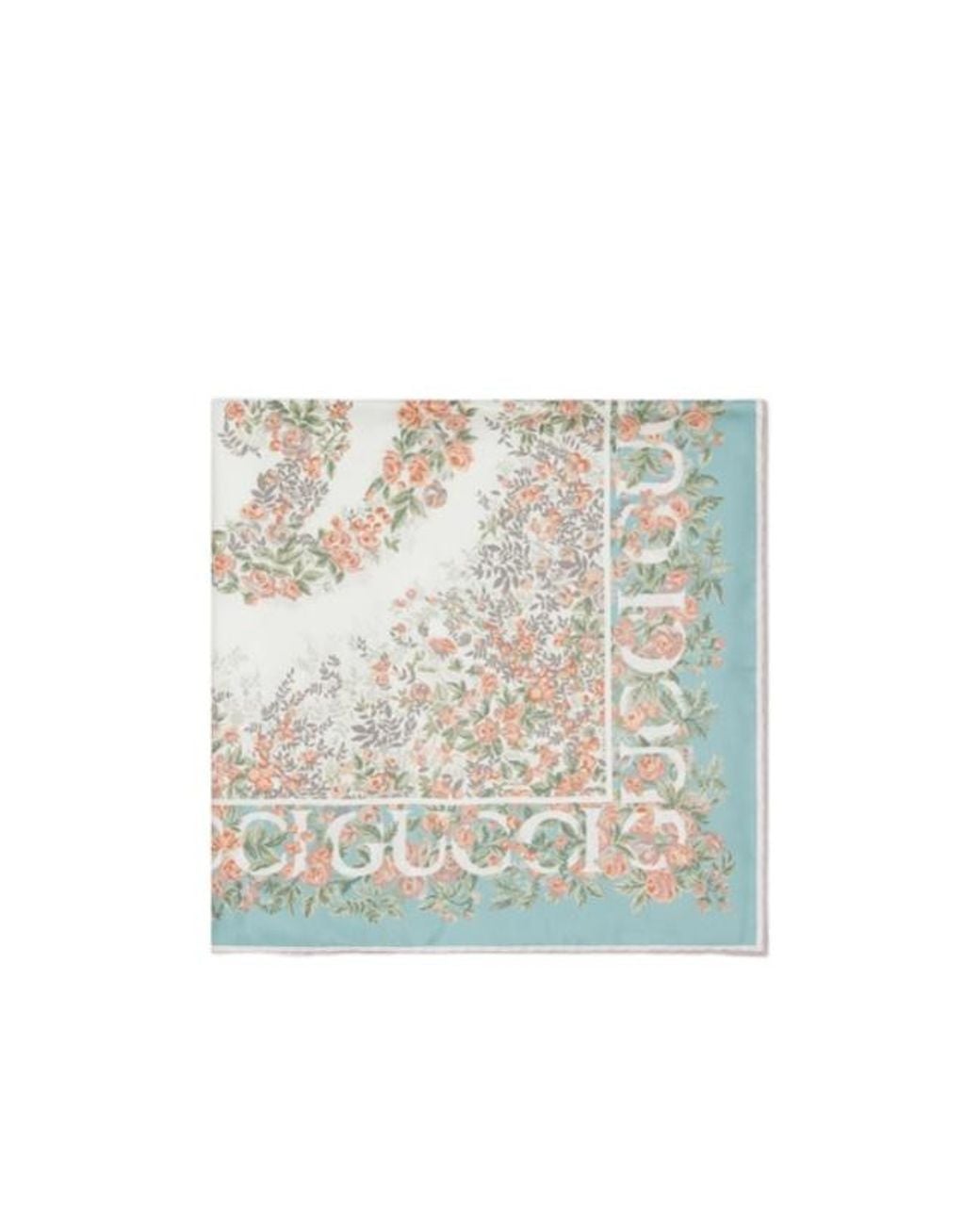 Gucci Multicolor Printed Silk Twill Carré