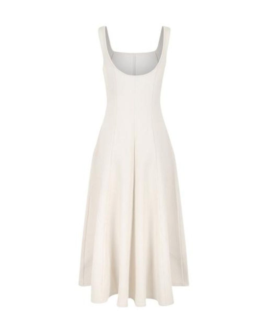 Vince White Sleeveless Dress