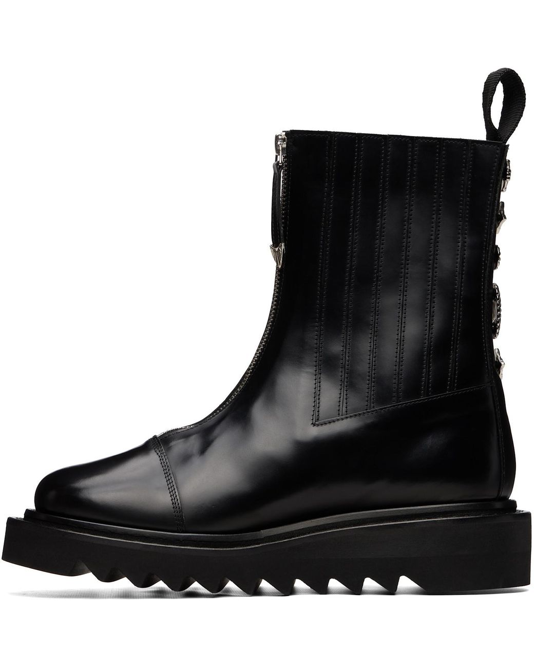 Toga Virilis Black Aj1219 Chelsea Boots for men