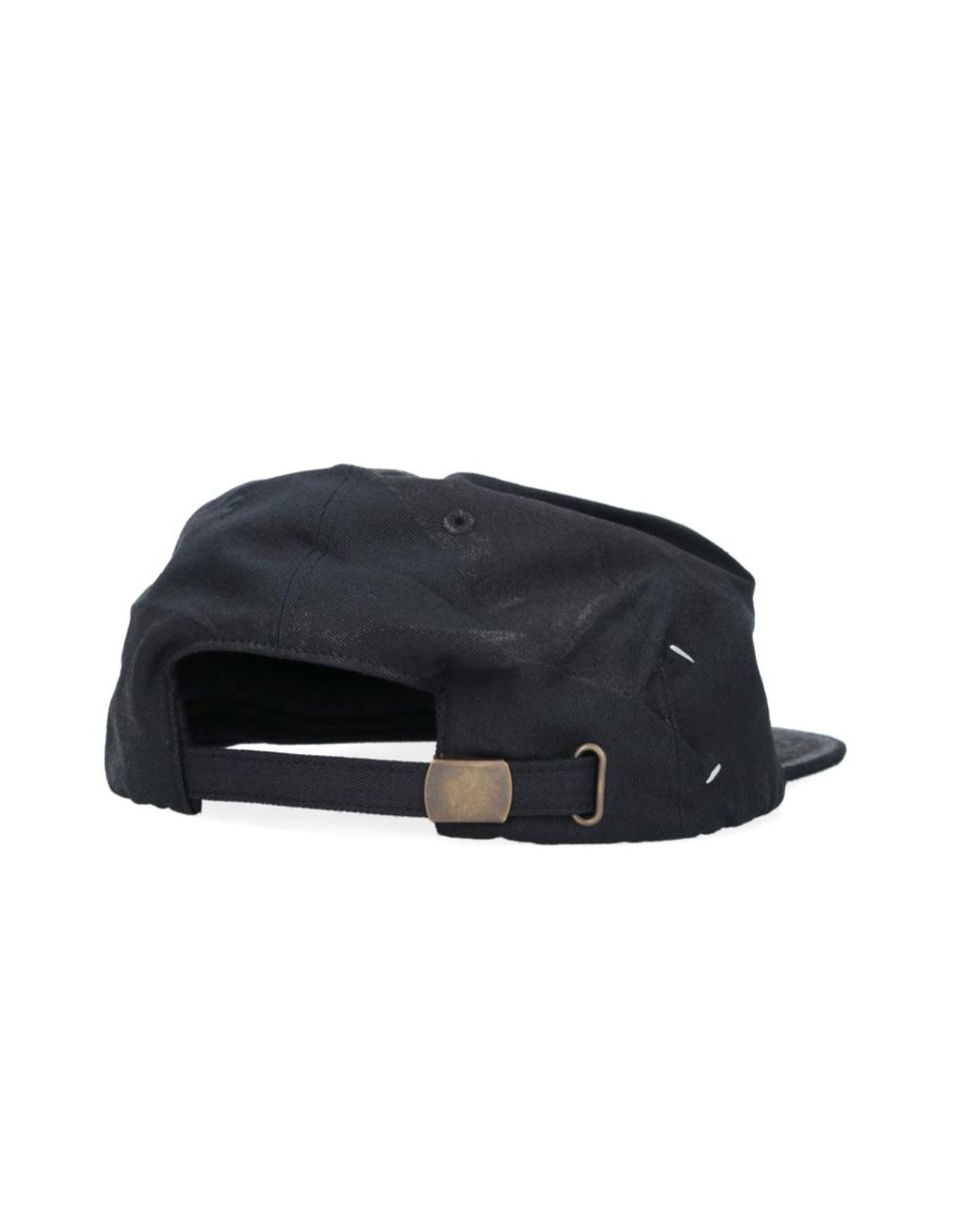 Maison Margiela Blue Curved Brim Baseball Cap for men