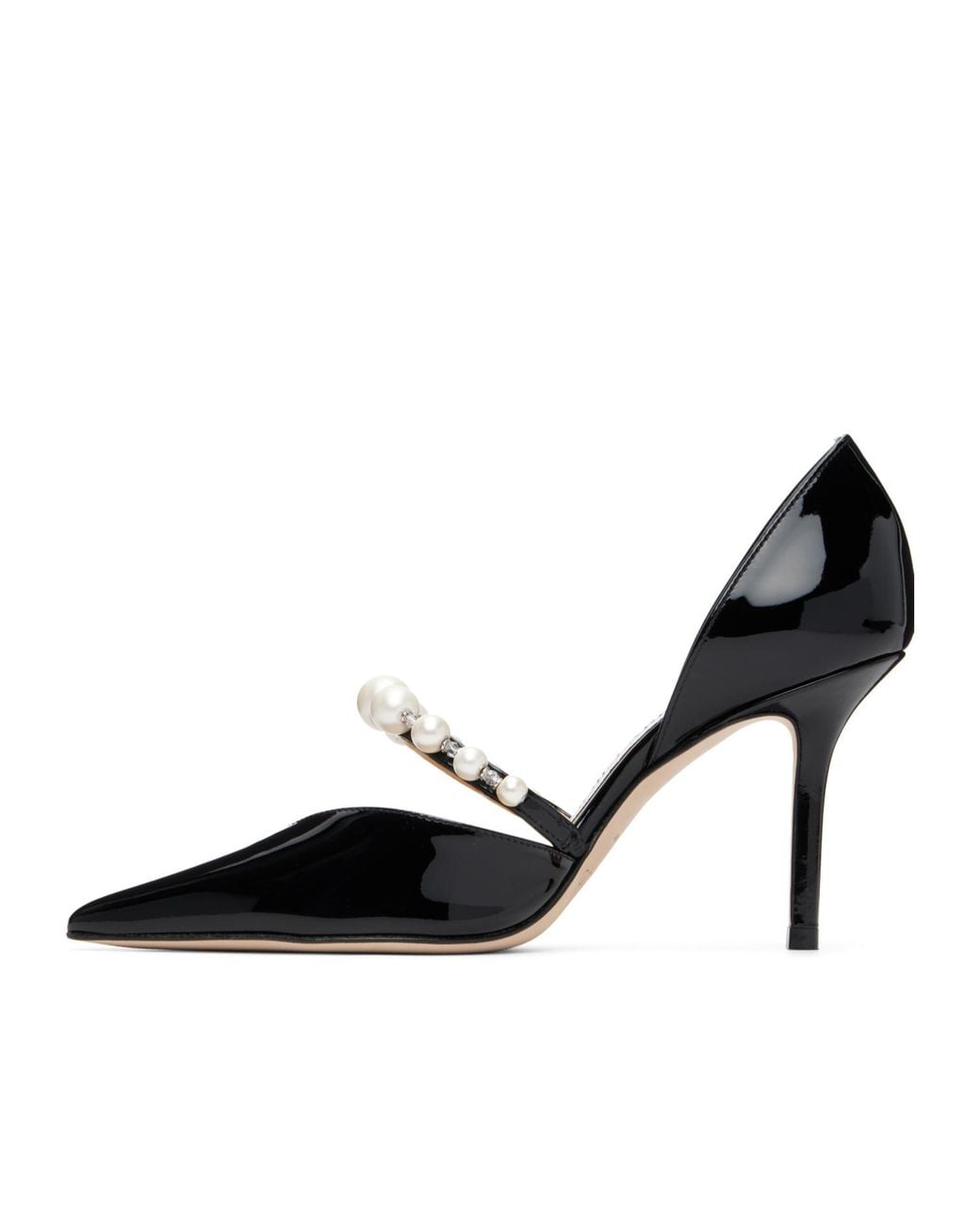 Jimmy Choo Black Aurelie 85 Pointed-Toe High Heels