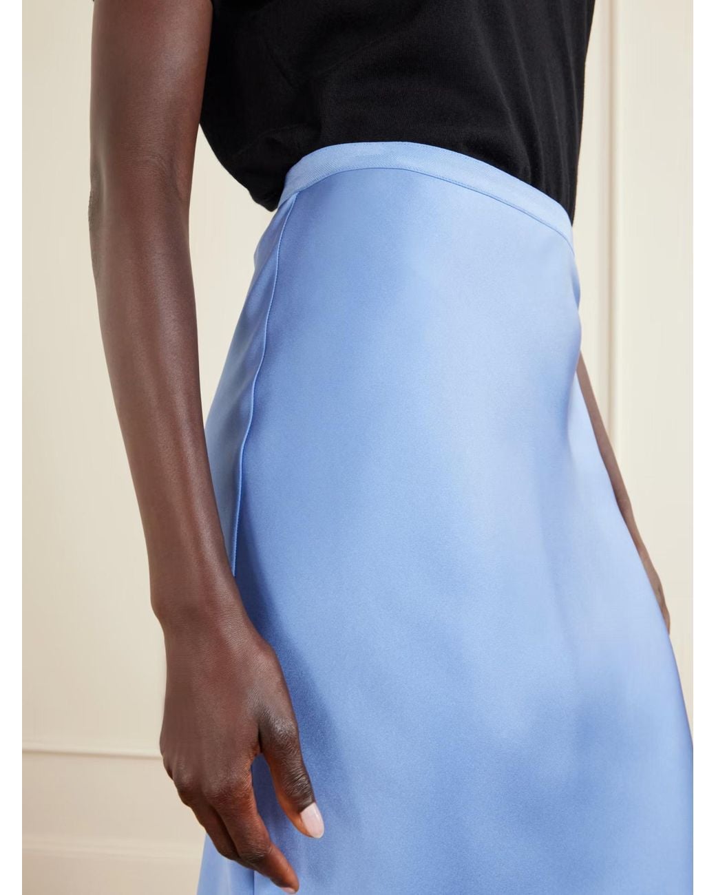 Anine Bing Blue Bar Midi Skirt