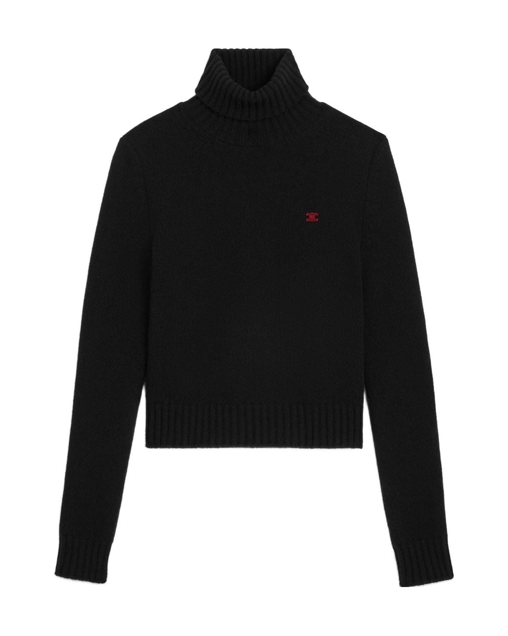 Céline Black Turtleneck Sweater