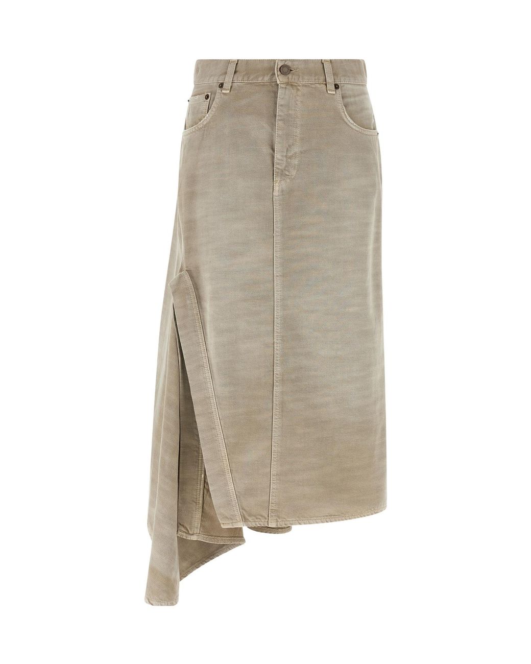 Haikure Natural Ann Bull 44 Denim Skirt