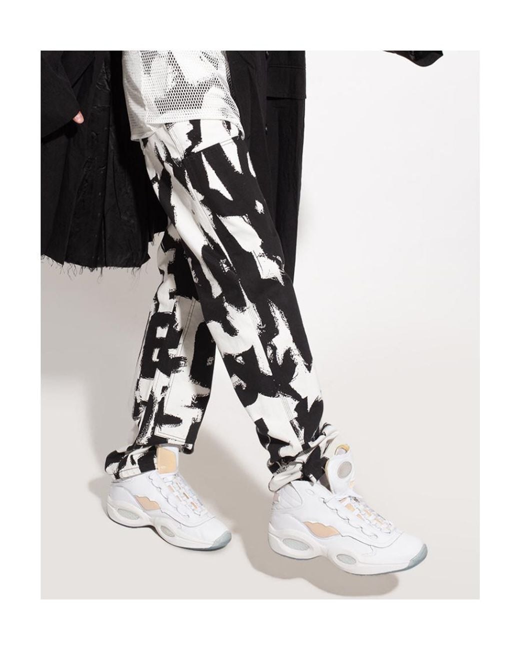 Maison Margiela White X Reebok Tq Memory Of Project 0 Low-Top Sneakers for men