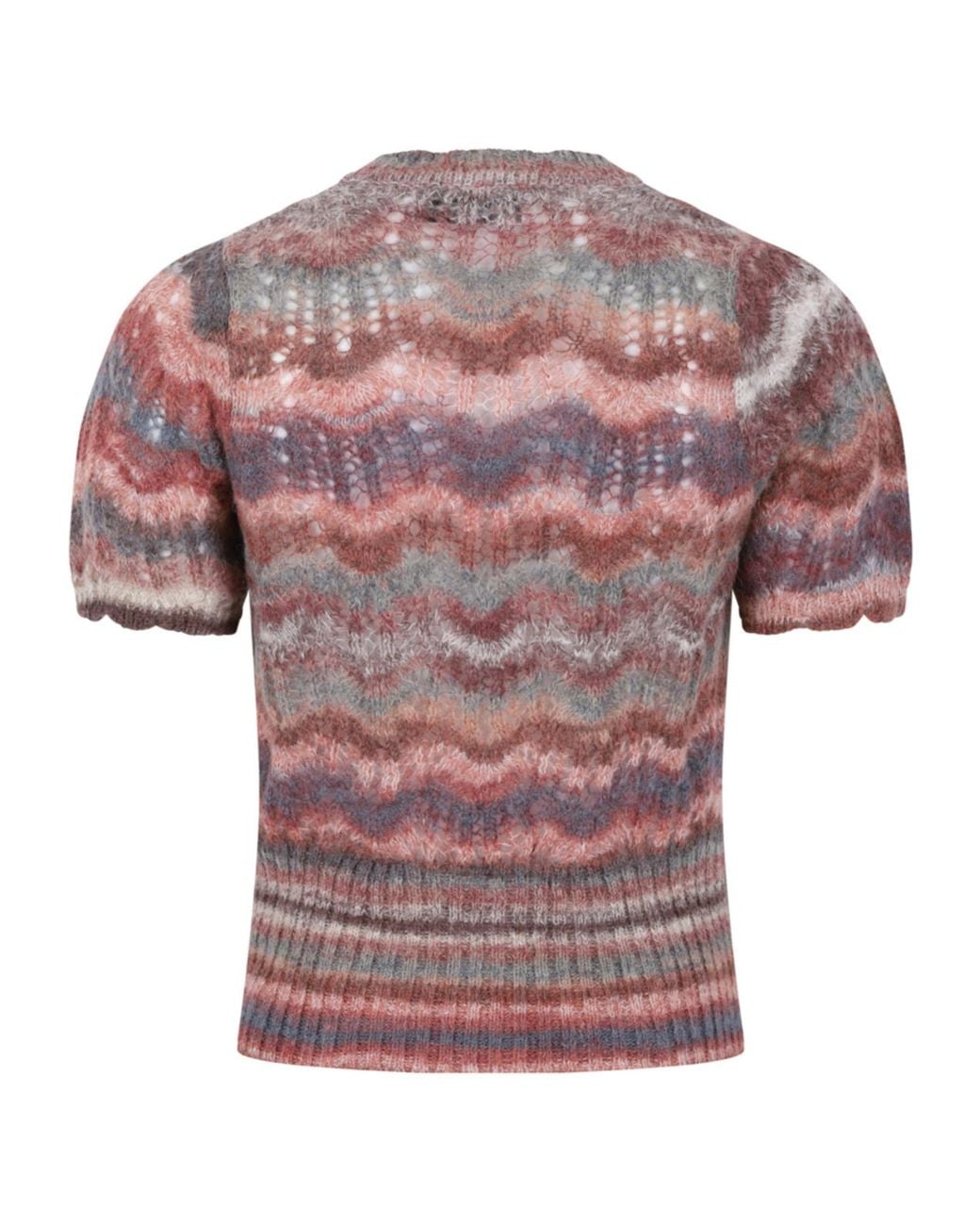 Vivienne Westwood Pink Textured Knit Knitted Top