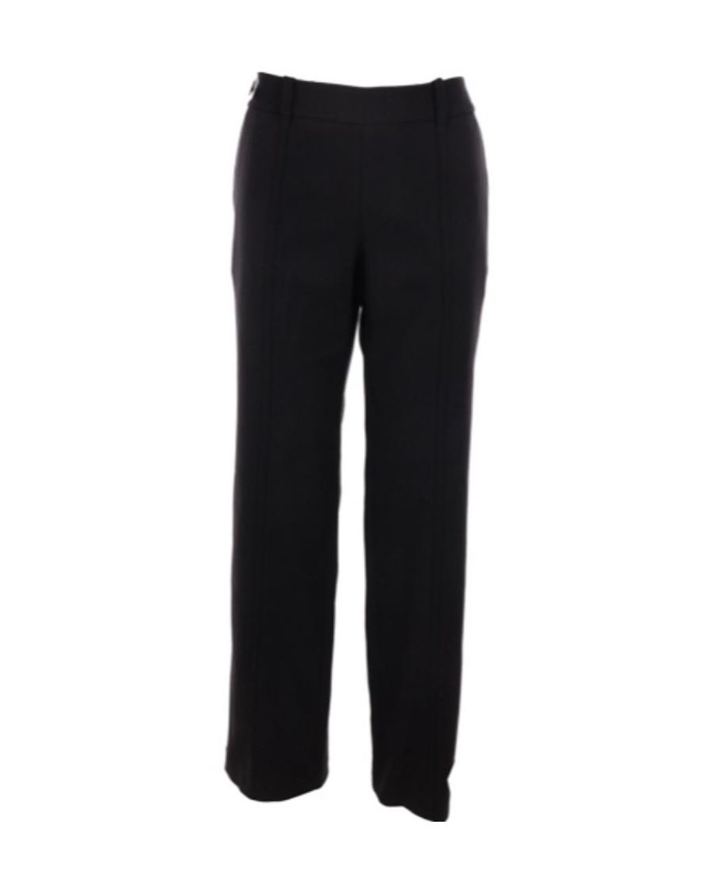 Alaïa Black Buckle Stretch Casual Pants