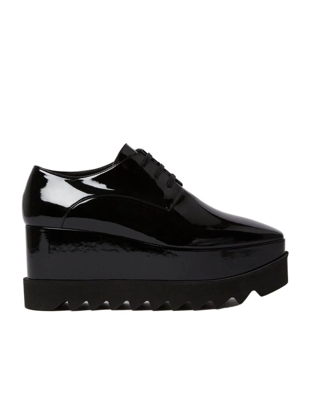 Stella McCartney Black Limited Edition Elyse Monochrome Platforms