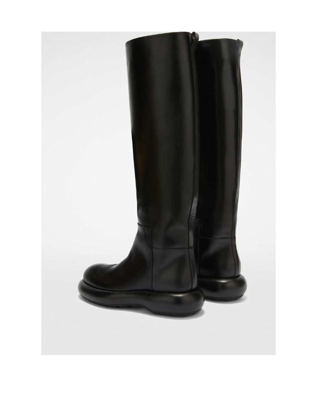 Jil Sander Black High Strong Form Boot
