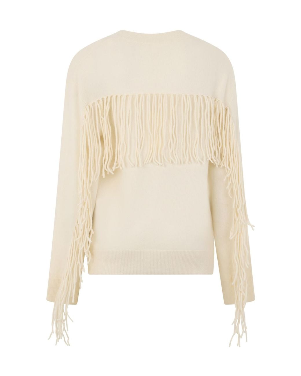 P.A.R.O.S.H. White Long-Sleeved Sweater