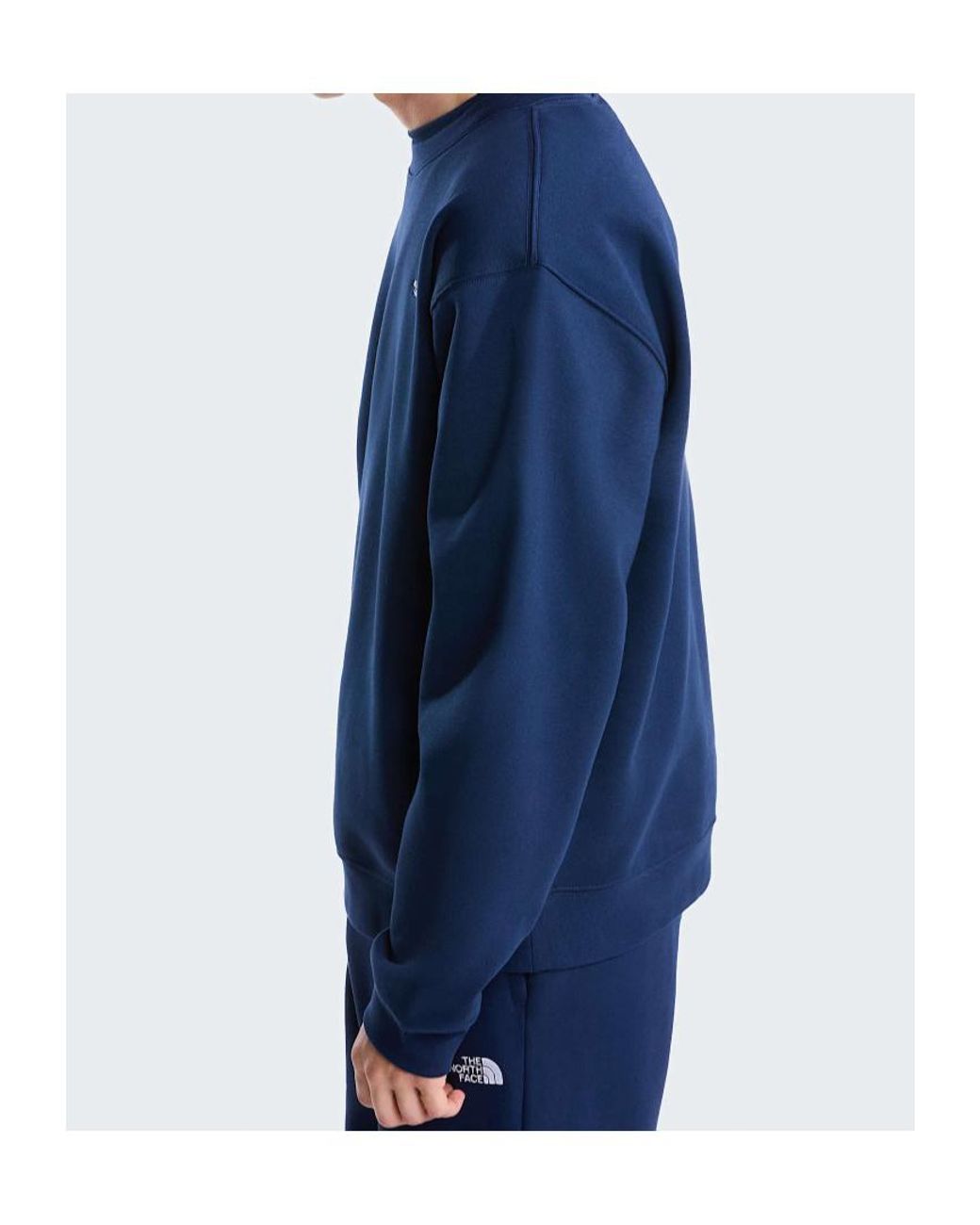 The North Face Blue Tnf Essential Simple Dome Relaxed Sweatshirt for men