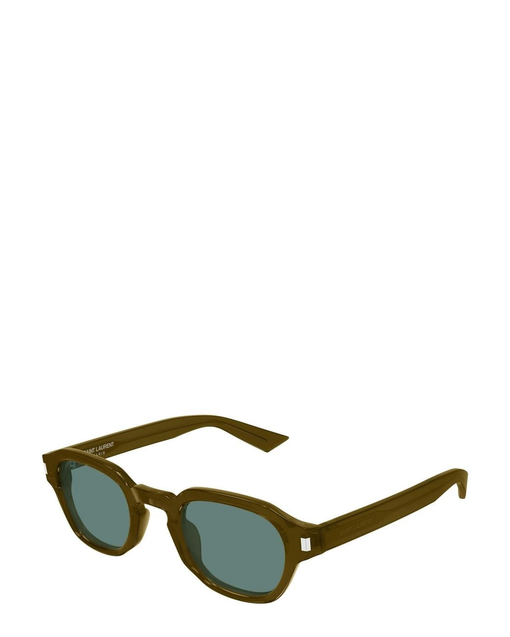 Saint Laurent Green Sl 946 Geometric-Frame Sunglasses