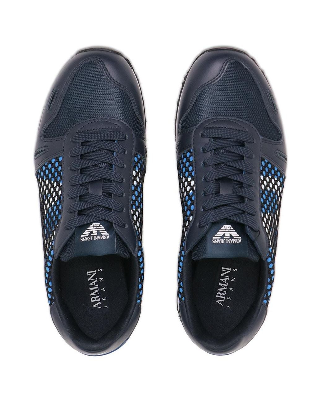 Armani Jeans Blue Logo Details Casual Sports Shoes for men