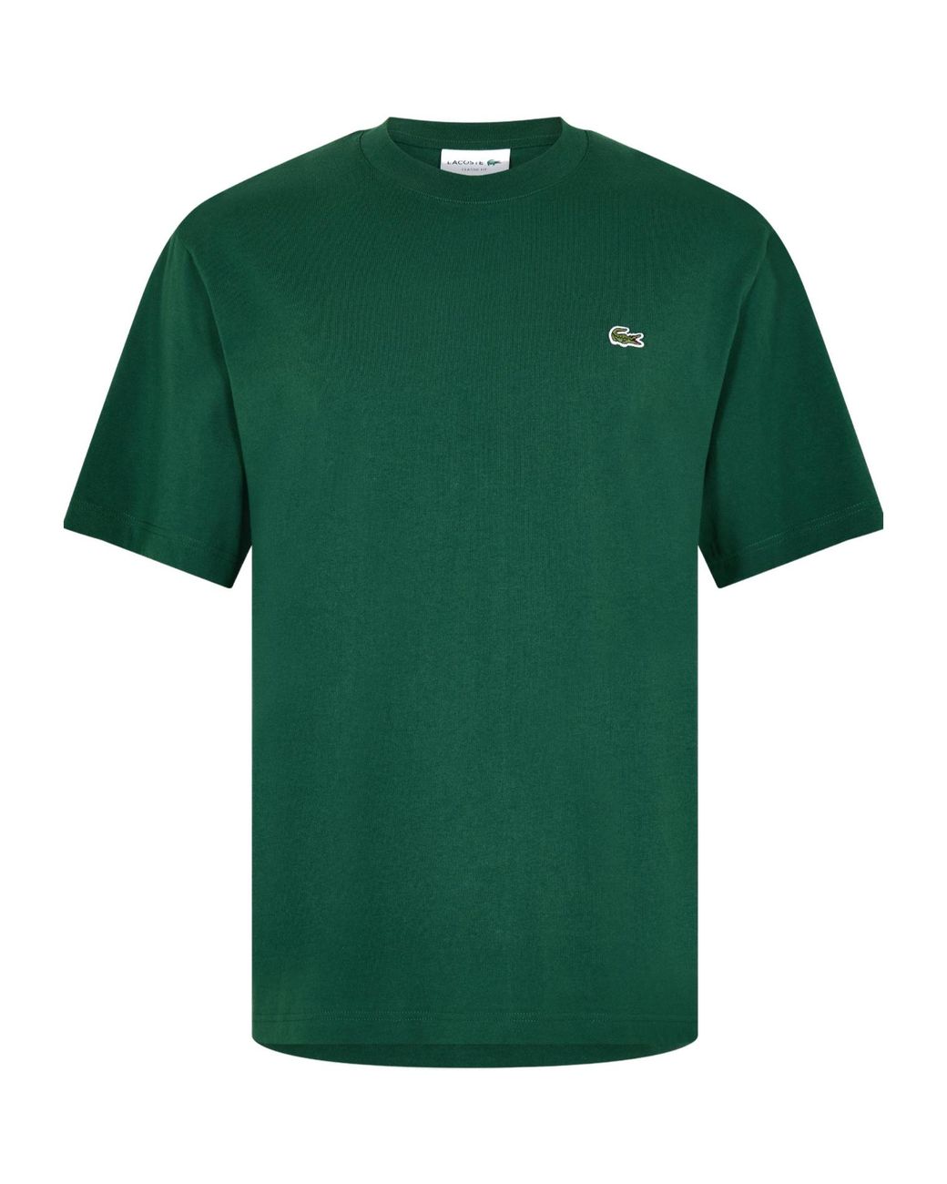 Lacoste Green Casual Shortsleeve Tshirt for men