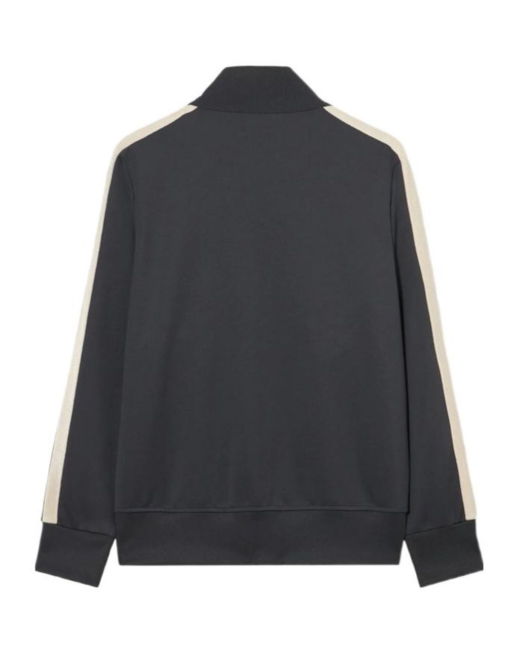 Palm Angels Black Classic Logo Track Jacket for men
