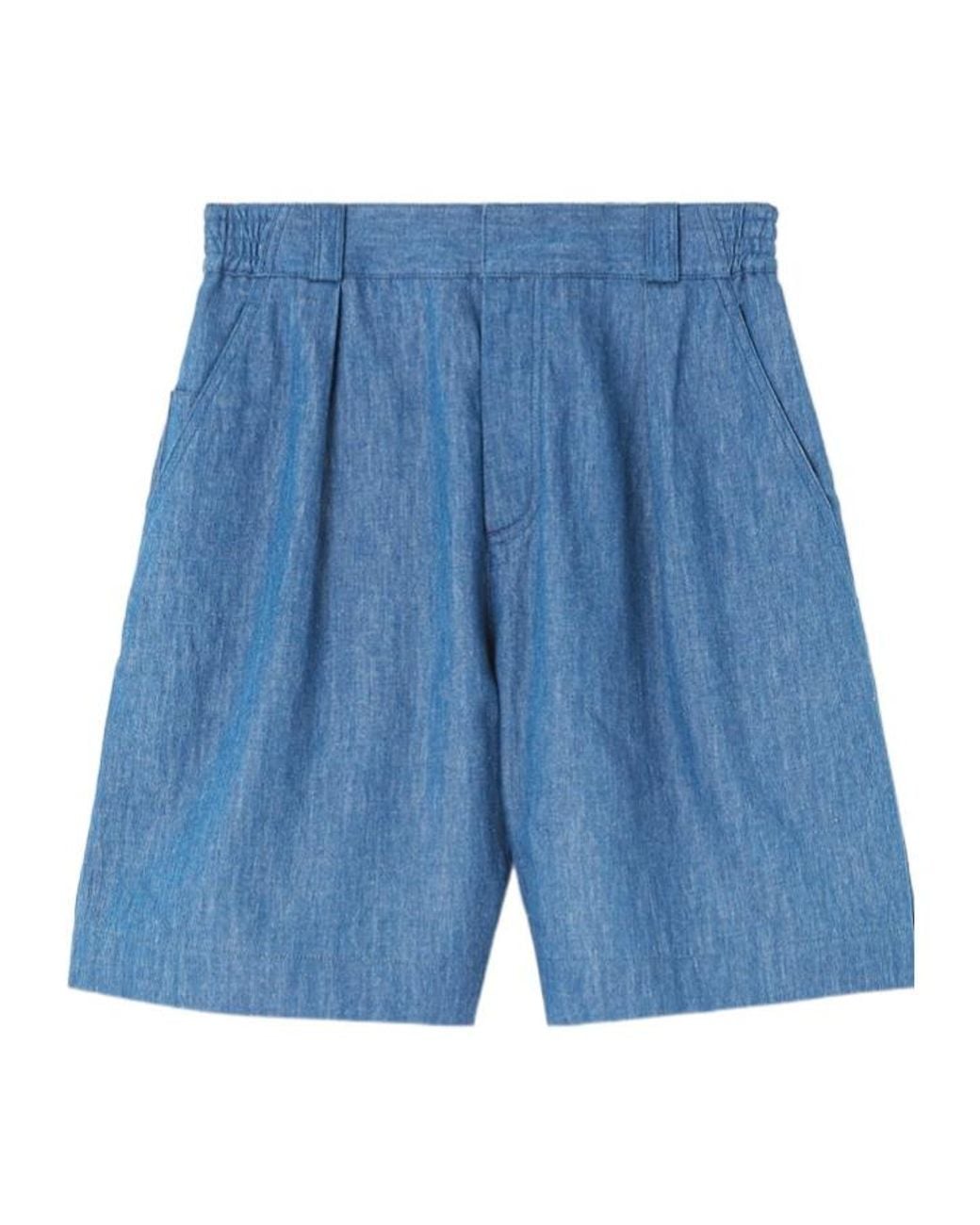 Loro Piana Blue Reinga Bermuda Shorts for men