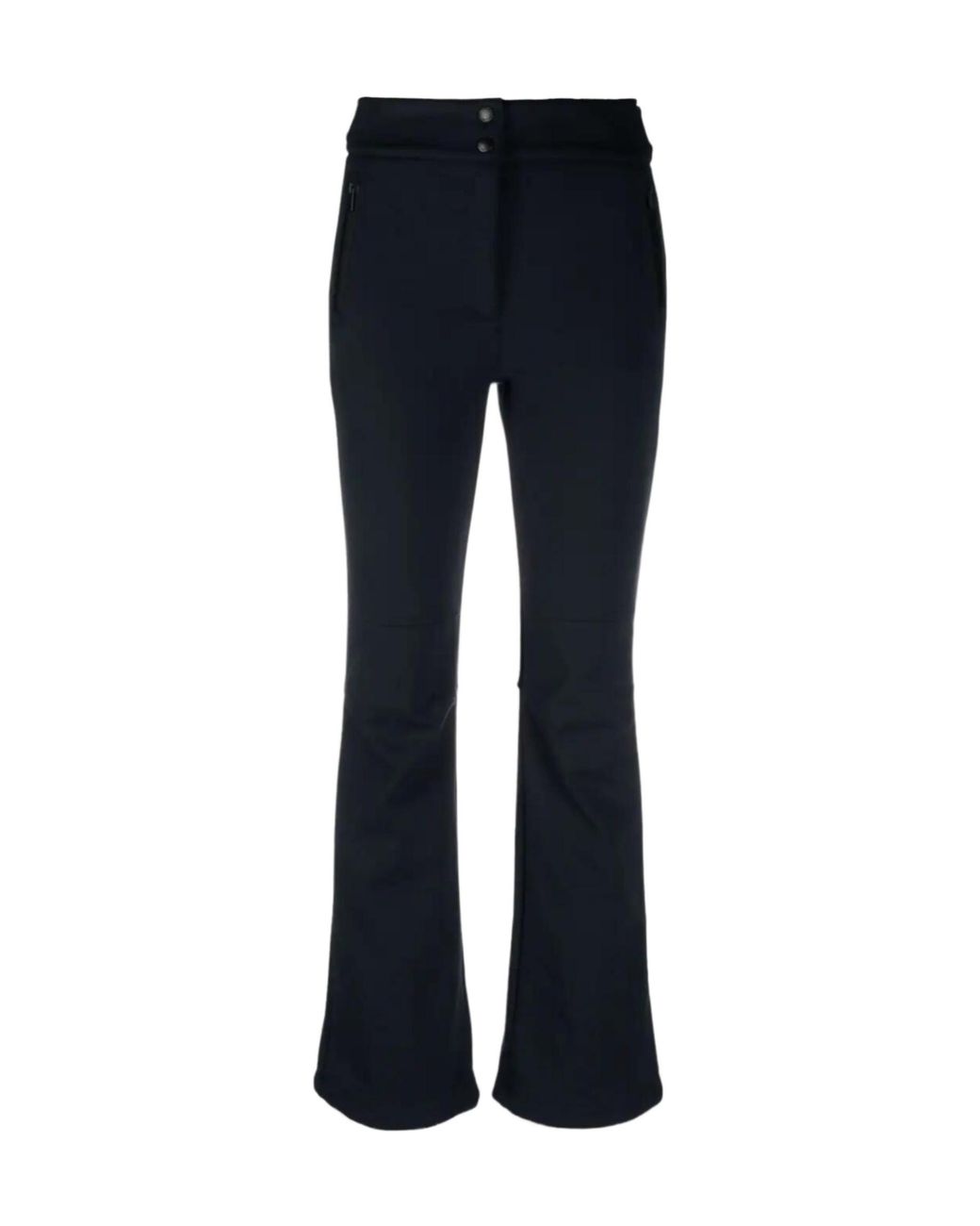 Yves Salomon Blue Button Open And Close Casual Pants