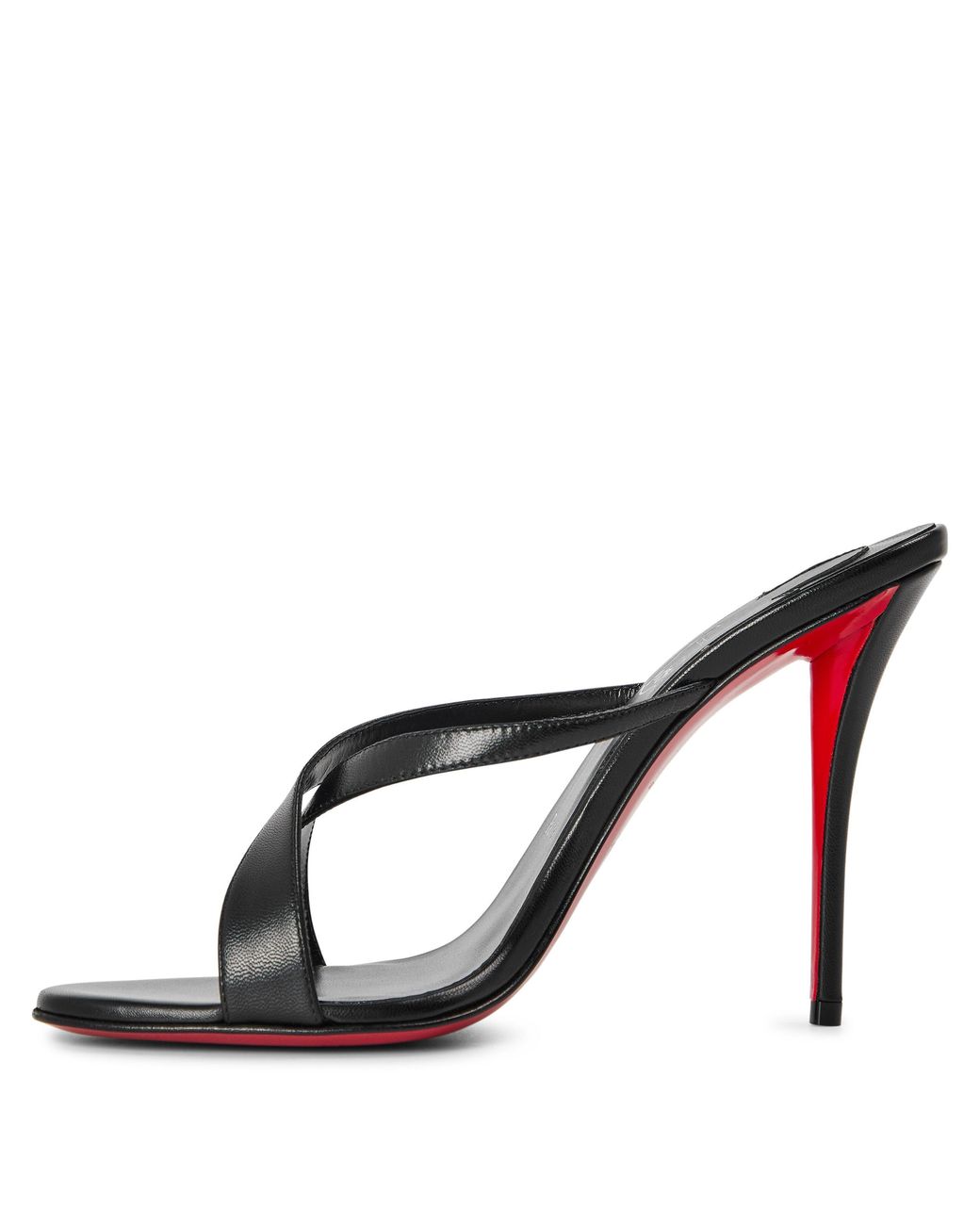 Christian Louboutin Multicolor Leather Slide Mule Stilettos