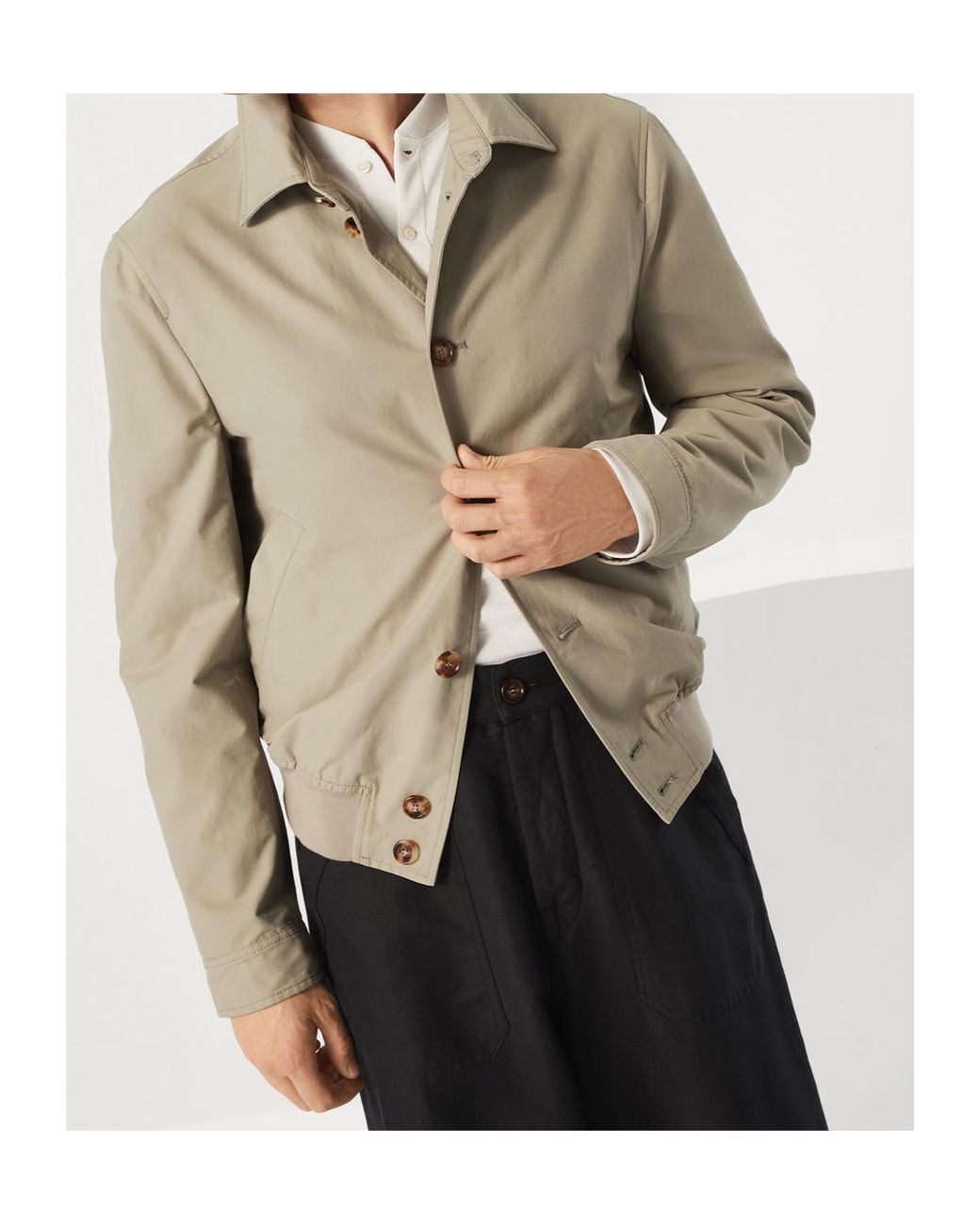 Brunello Cucinelli Natural Jackets for men