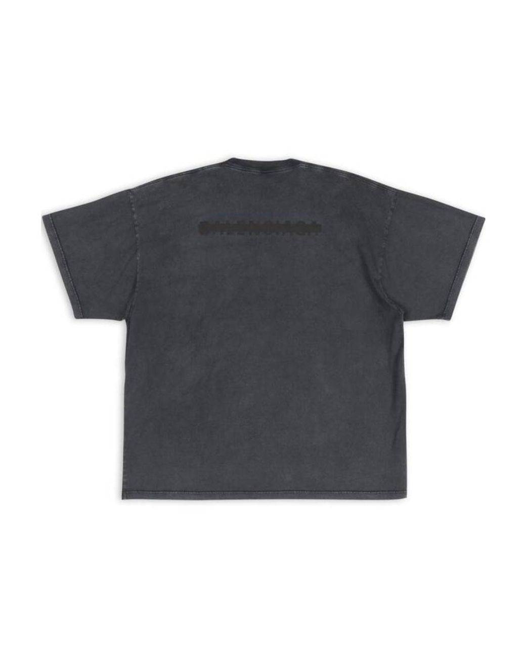 Balenciaga Blue T-Shirt Strike 1917 Oversize Da Donna for men