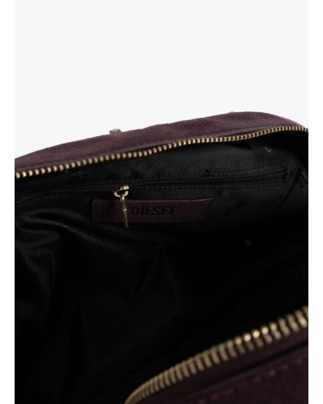 DIESEL Purple Oval D 1Dr Dome Shoulder Bag for men