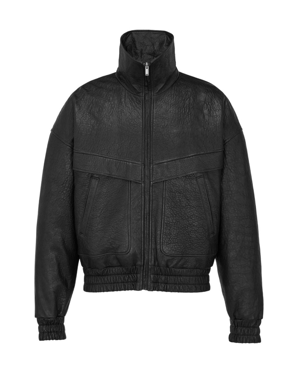 Saint Laurent Black Zip-Up Bomber Jacket for men