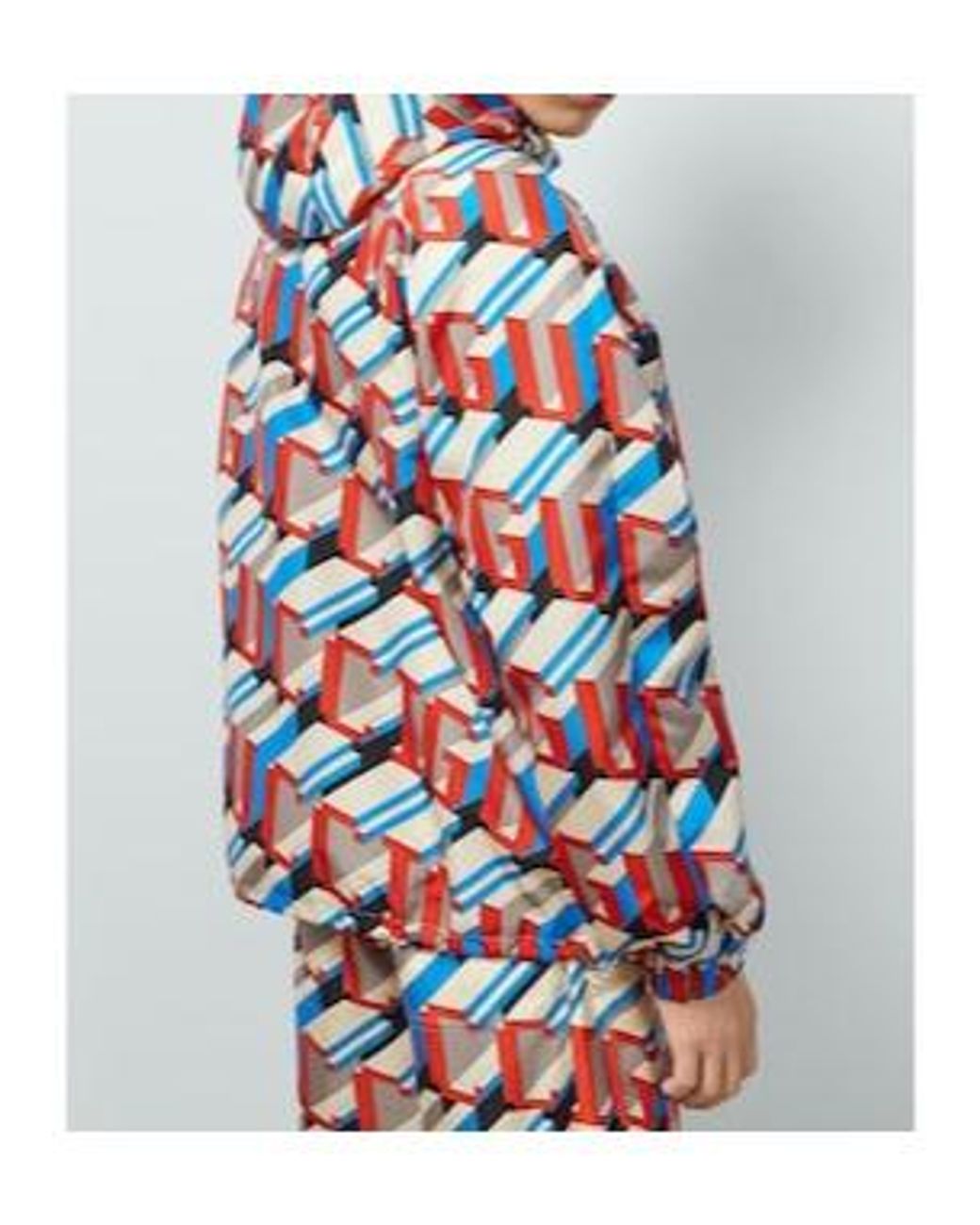 Gucci Red Pixel Printed Jacket for men