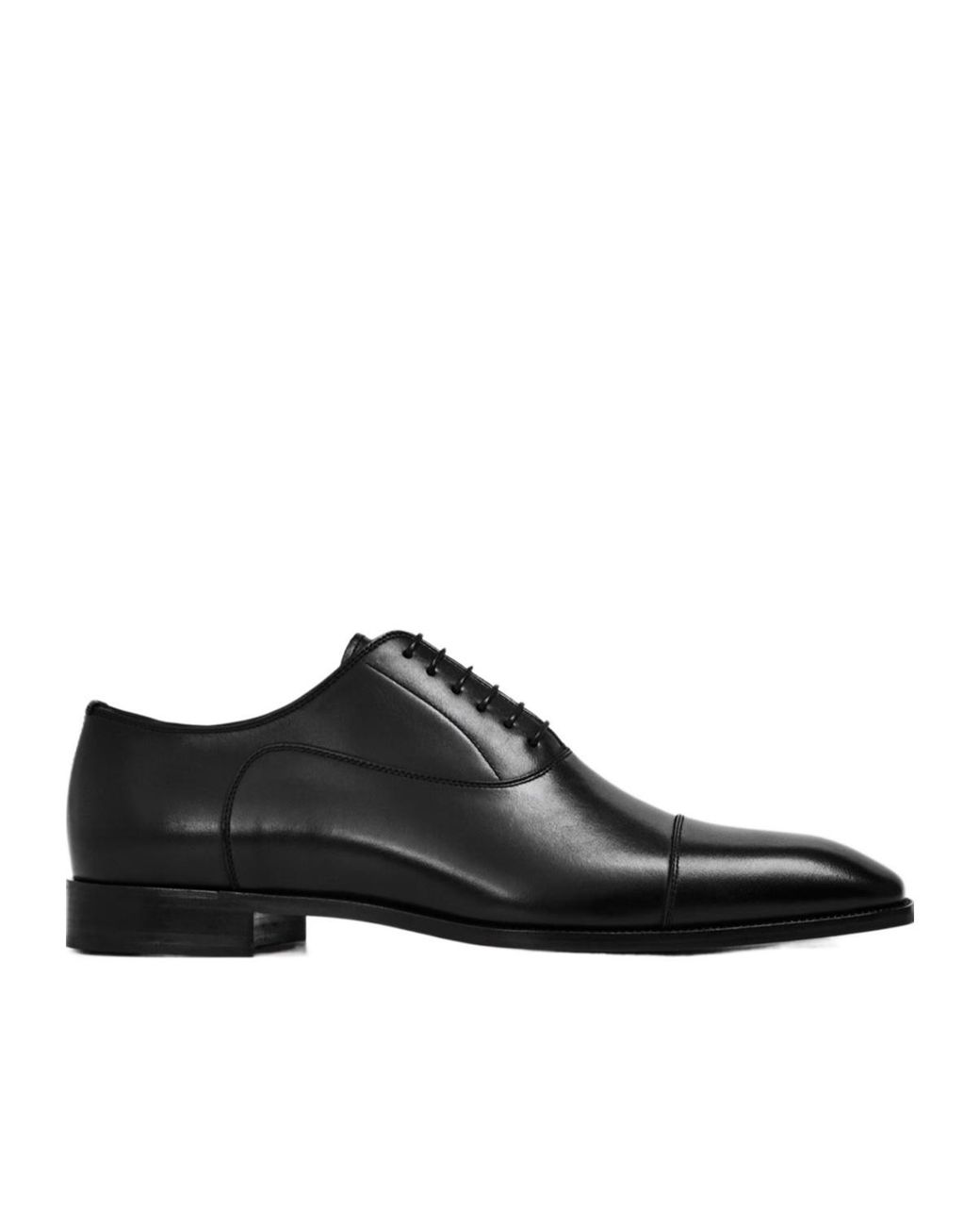 Christian Louboutin Black Logo Business Casual Shoes for men