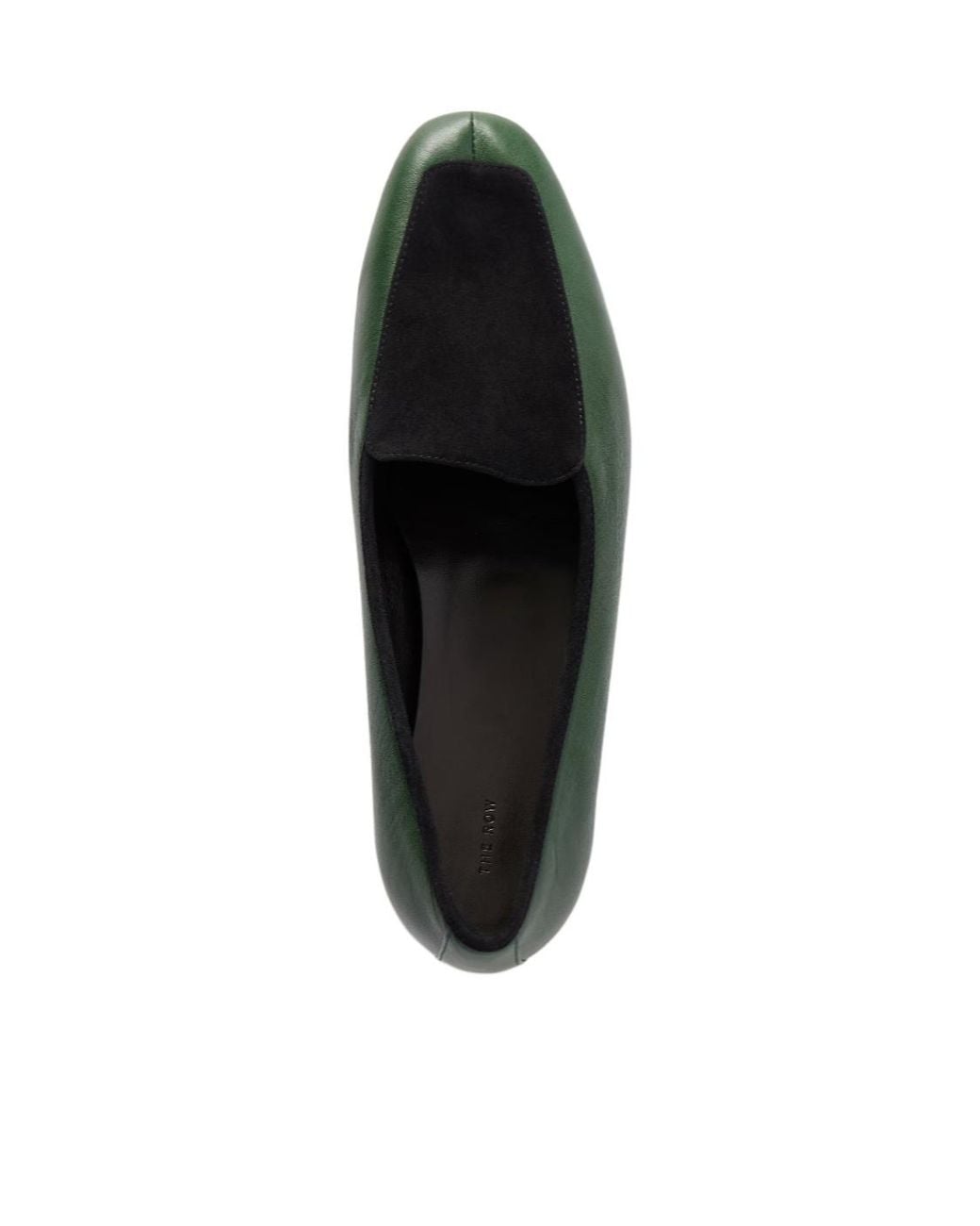 The Row Green Adam Loafers