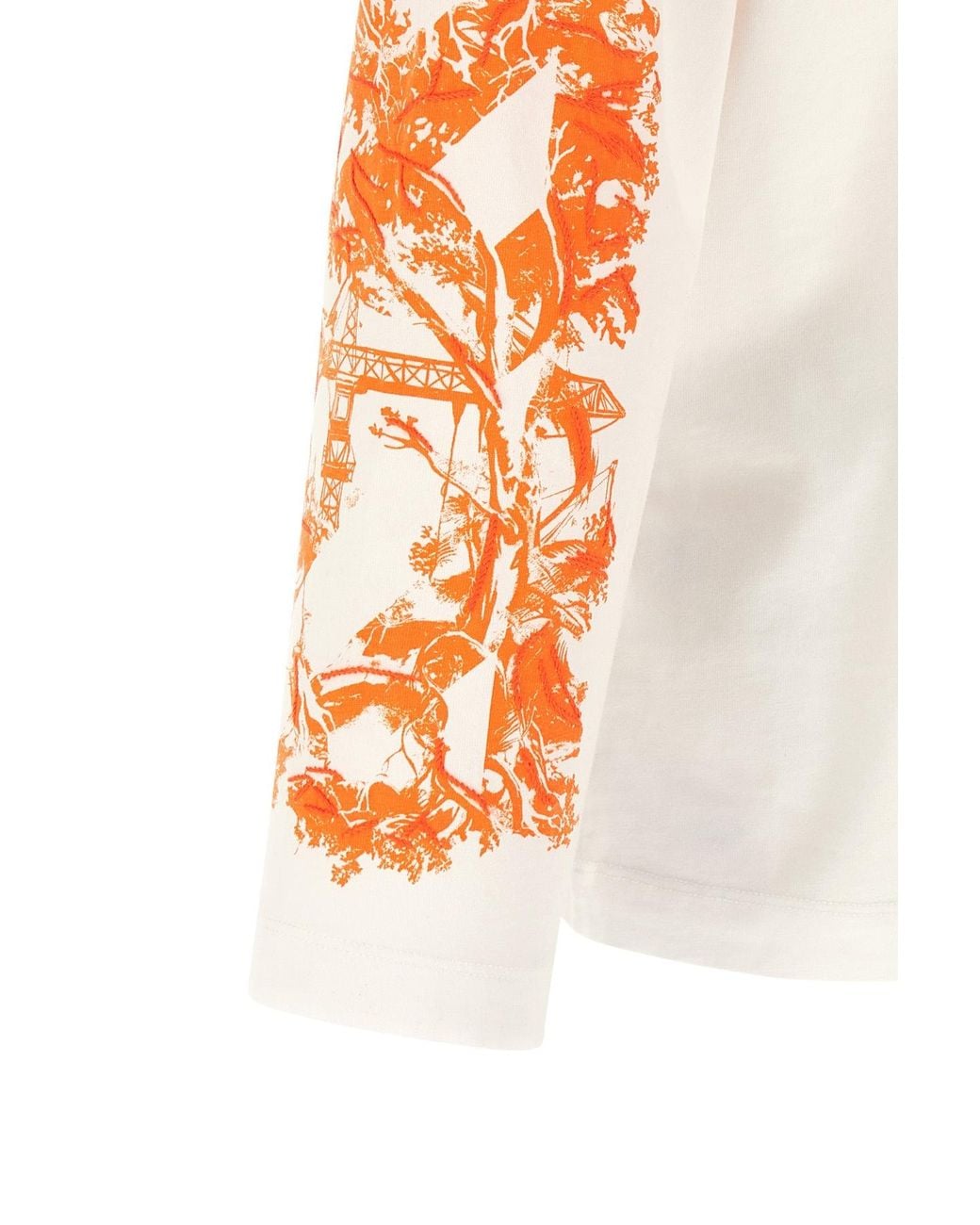 Off-White c/o Virgil Abloh White City Nature Skate Crewneck T-Shirt for men