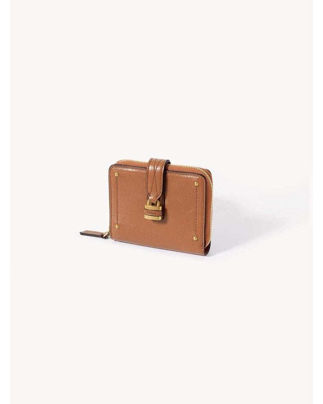 Chloé Brown Chloé Medium Paddington Wallet