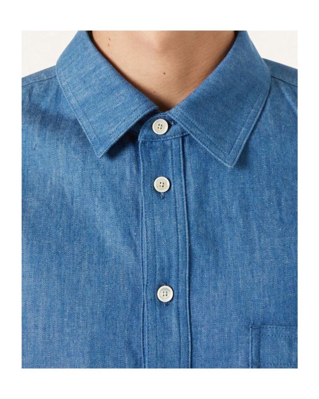 Loro Piana Blue Evie Shirt for men