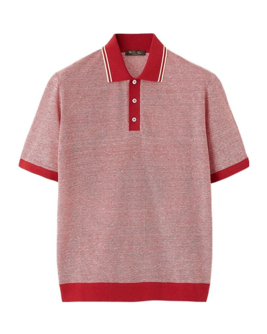 Loro Piana Pink Sciabecco Polo Shirt for men