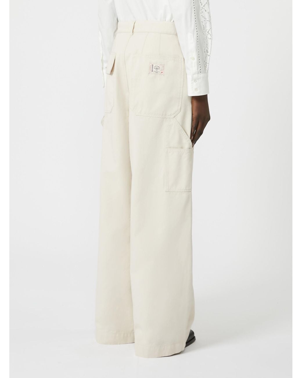 Weekend by Maxmara White ウィークエンド マックスマーラ カロンテ ワイドレッグ トラウザーズ