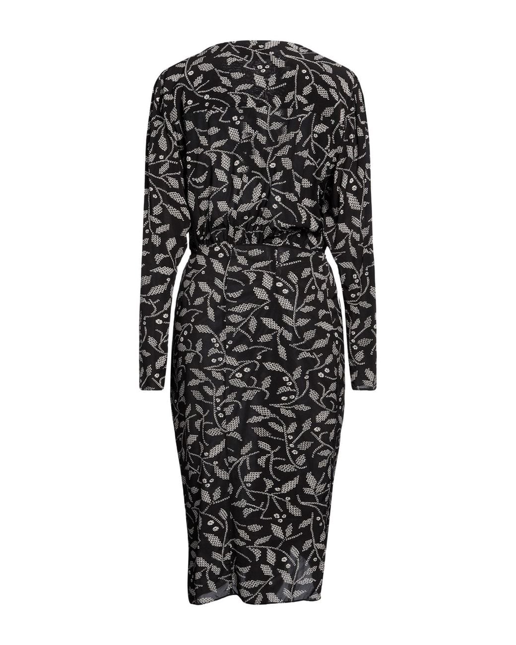 Isabel Marant Black Two-Tone Knit Dress