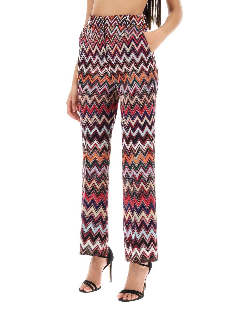 Missoni Red Zigzag Trousers