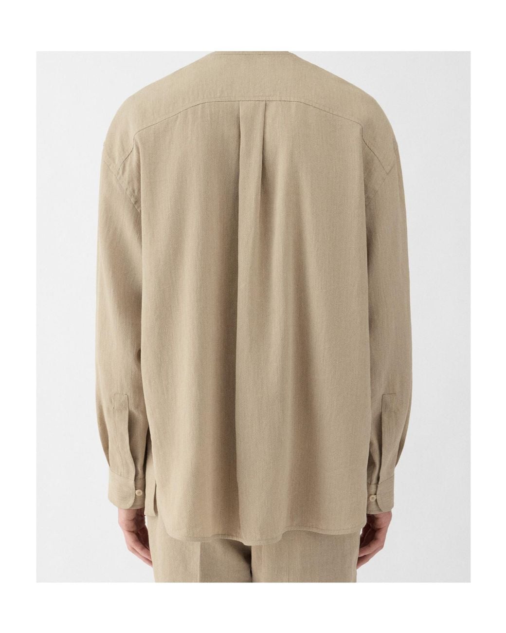 Jacquemus Natural The Pastro Long Sleeved Shirt for men