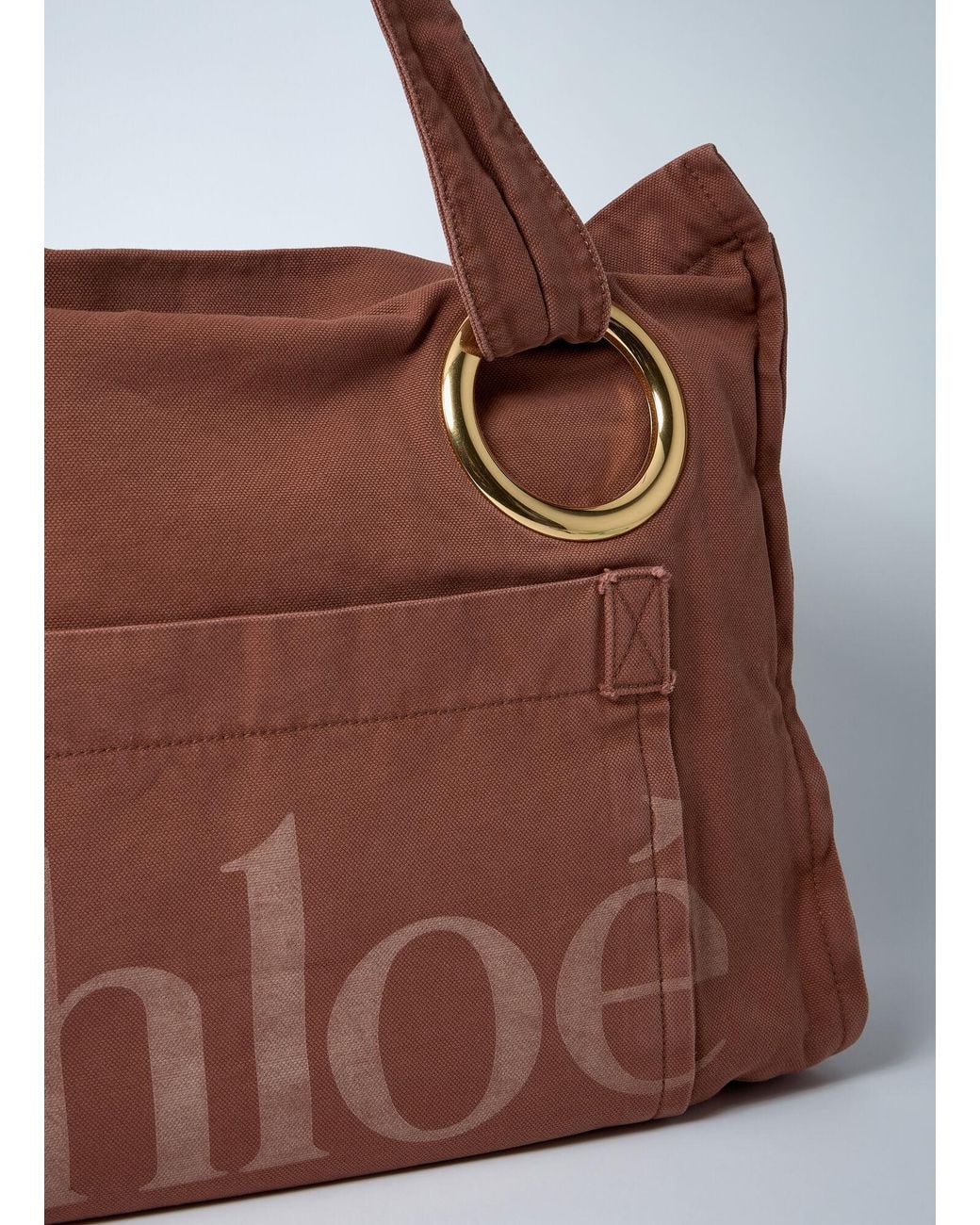 Chloé Brown Chloé Plage Large Tote Bag