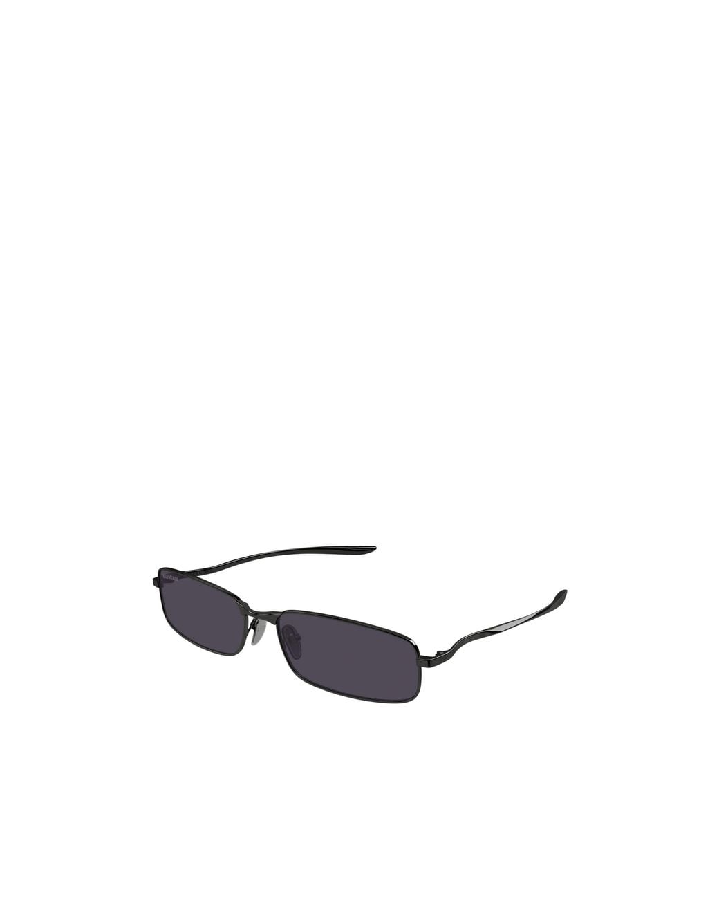 Balenciaga White Eyewear Rectangular Frame Sunglasses for men