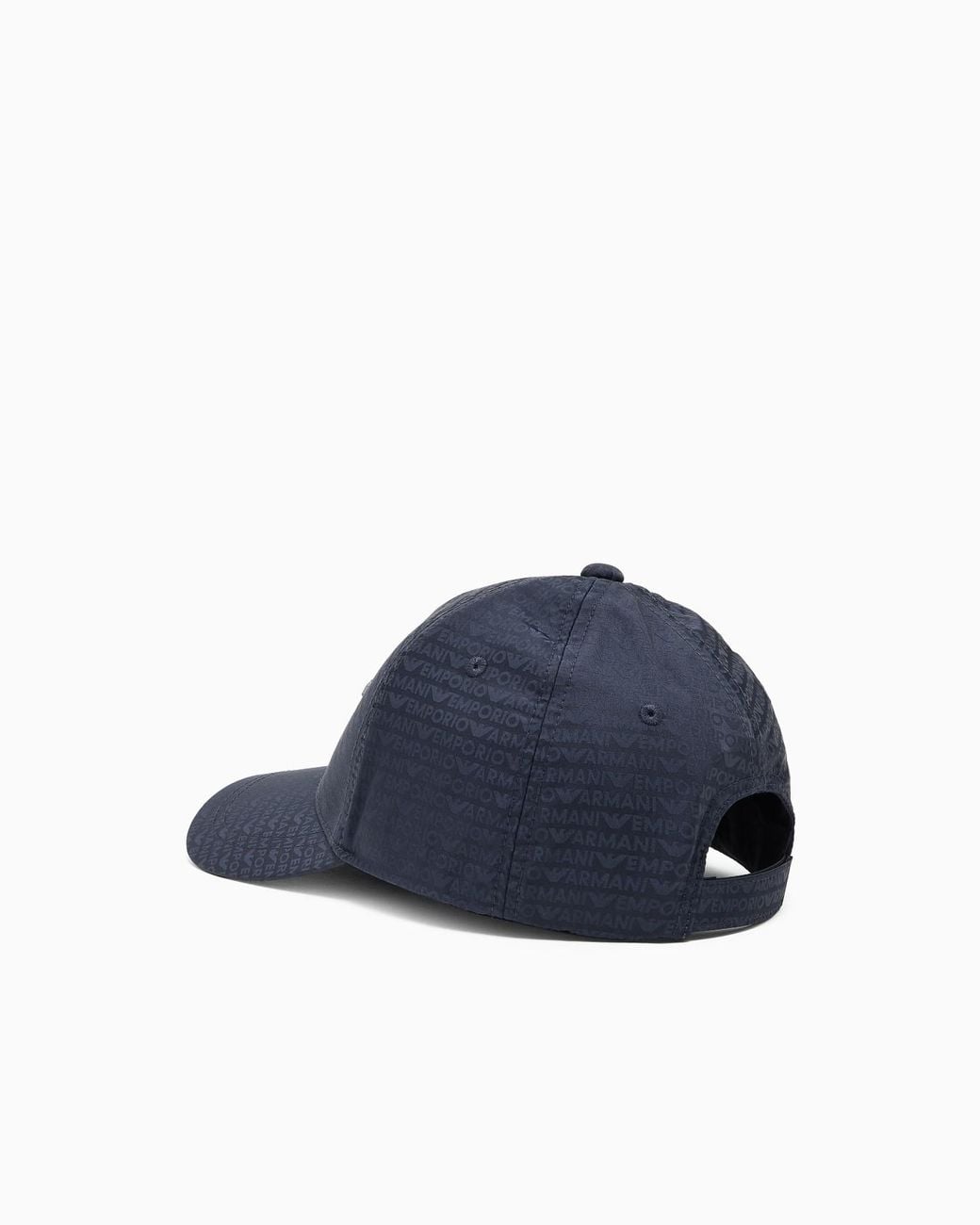 Emporio Armani Blue Logo Lettering Baseball Cap for men