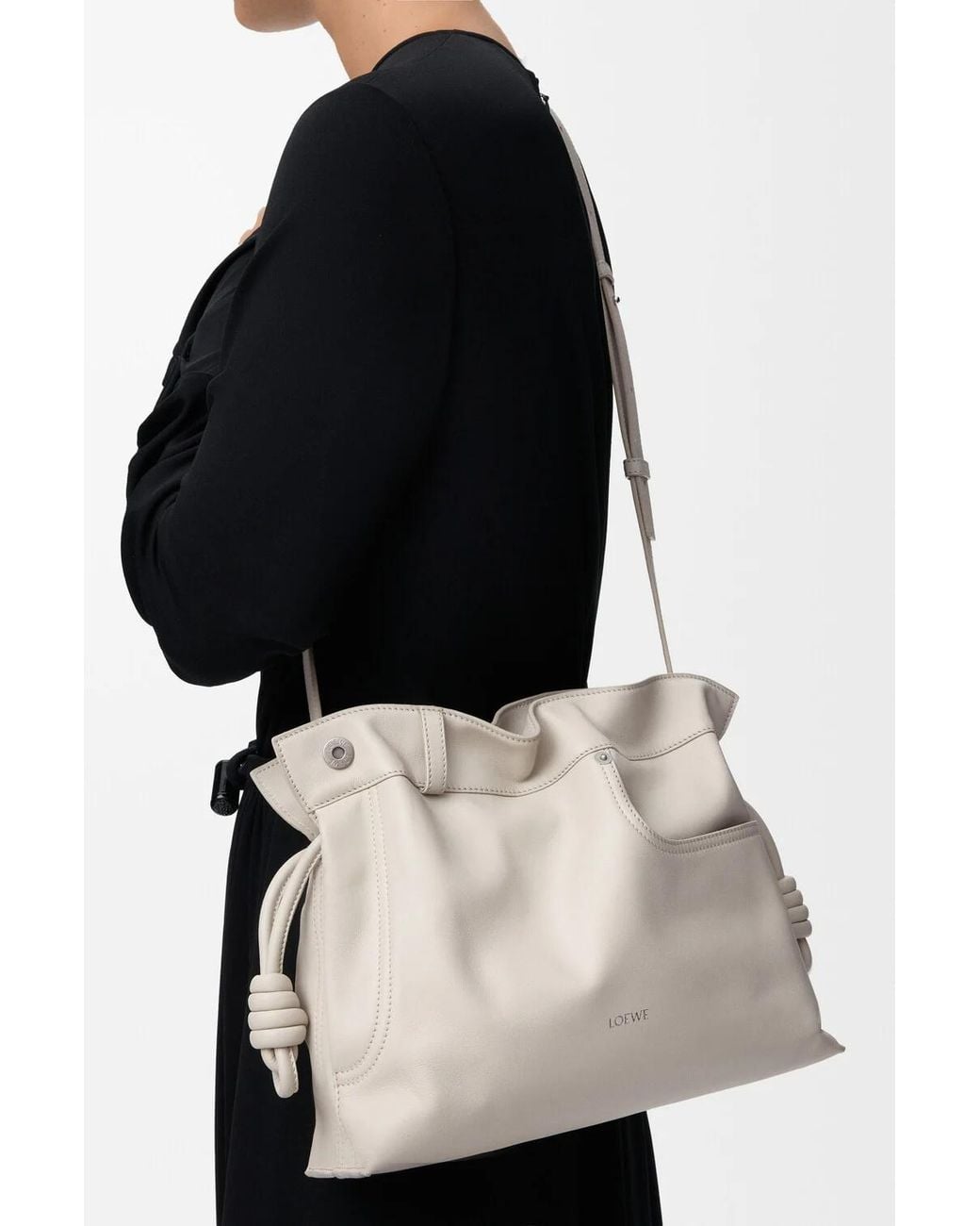 Loewe Natural Flamenco Medium Shoulder Bag
