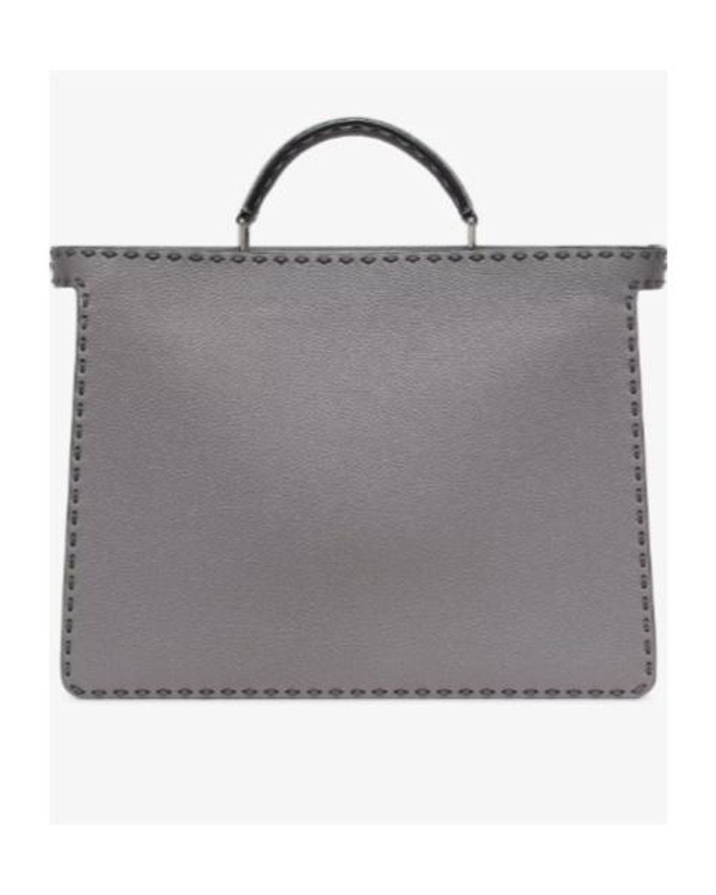 Fendi Black Peekaboo Iseeu Medium Selleria Tote Bag for men