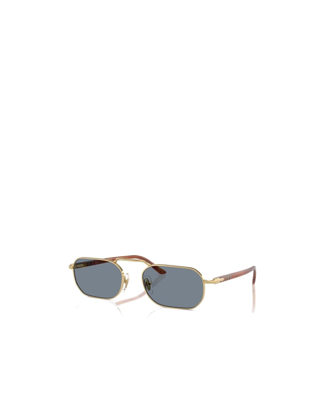 Persol White Rectangular Frame Sunglasses for men