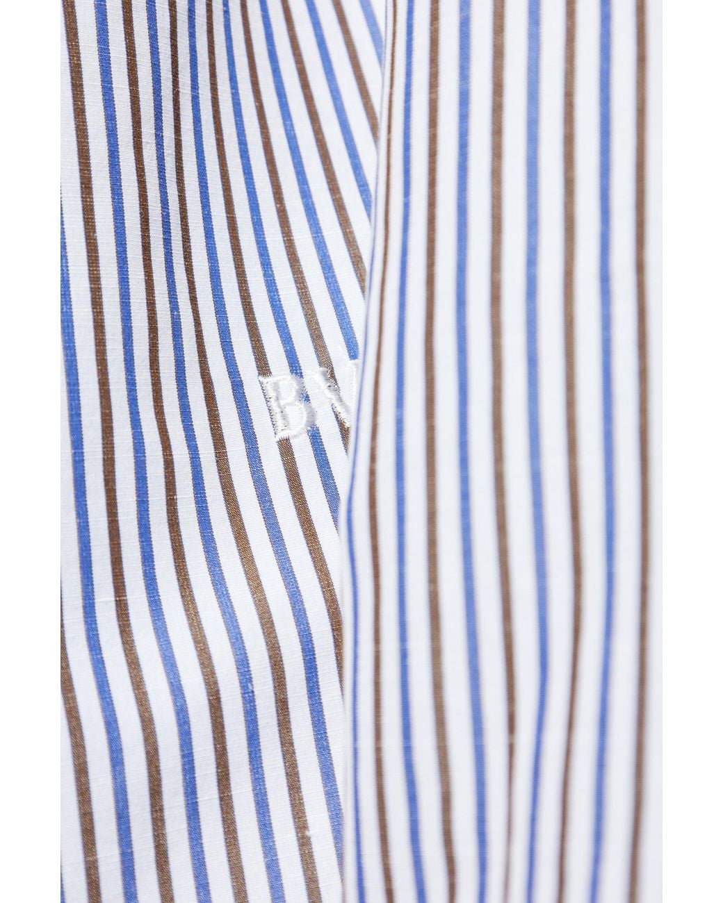 Bottega Veneta Blue Striped Shirt for men