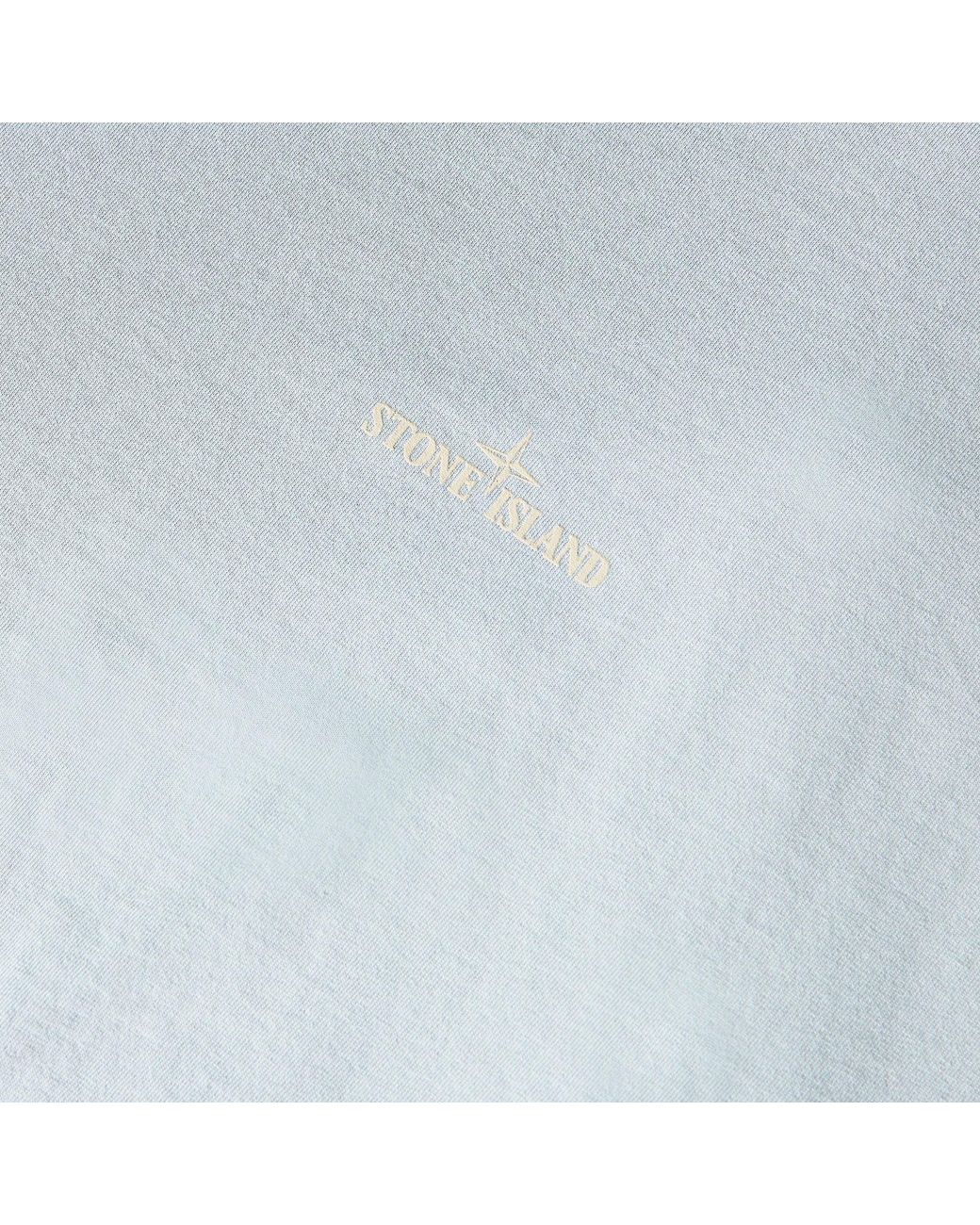 Stone Island Blue Crew Neck Short Sleeve T-Shirt for men
