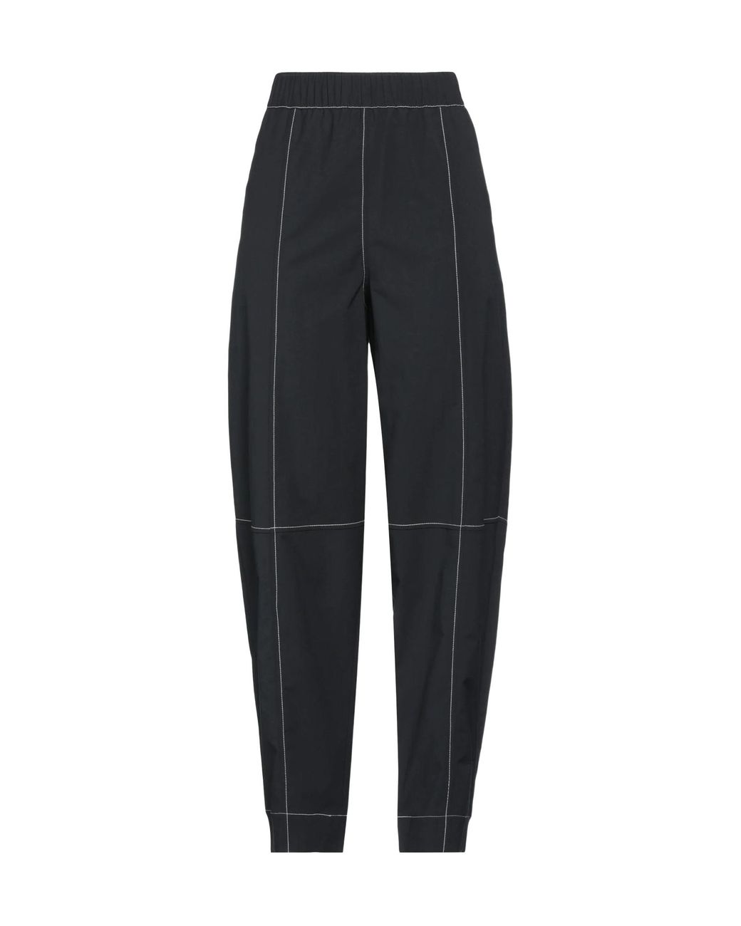 Ganni Blue Plain Colour Casual Trousers