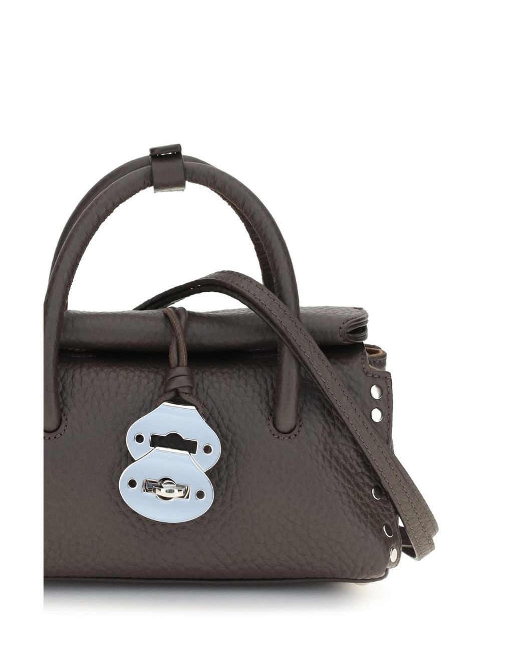 Zanellato Black Dotta Centauro Baby Top Handle Bag